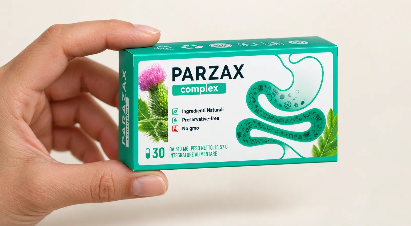 Parazax Complex — le produit en main