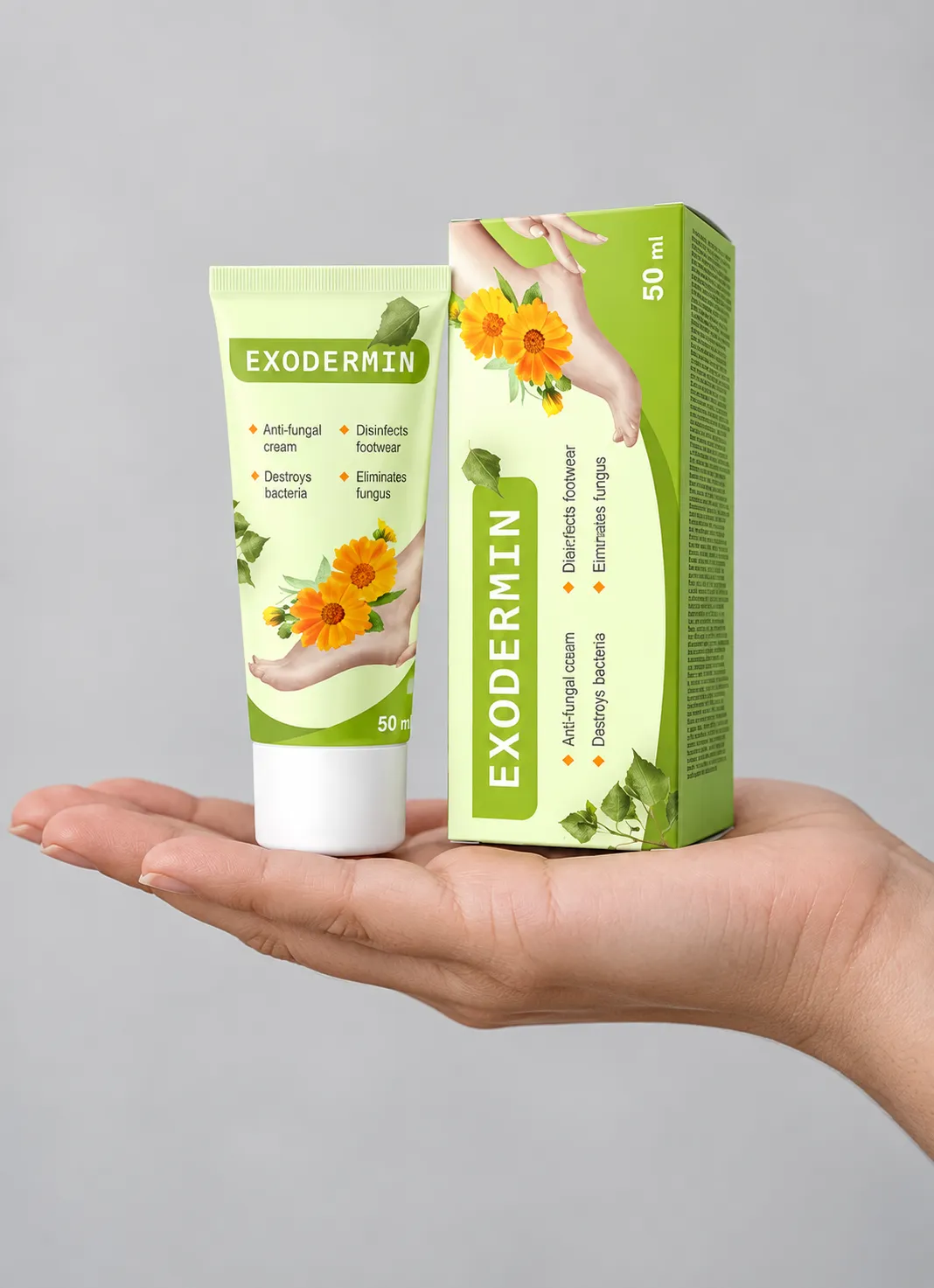Exodermin — le produit en main