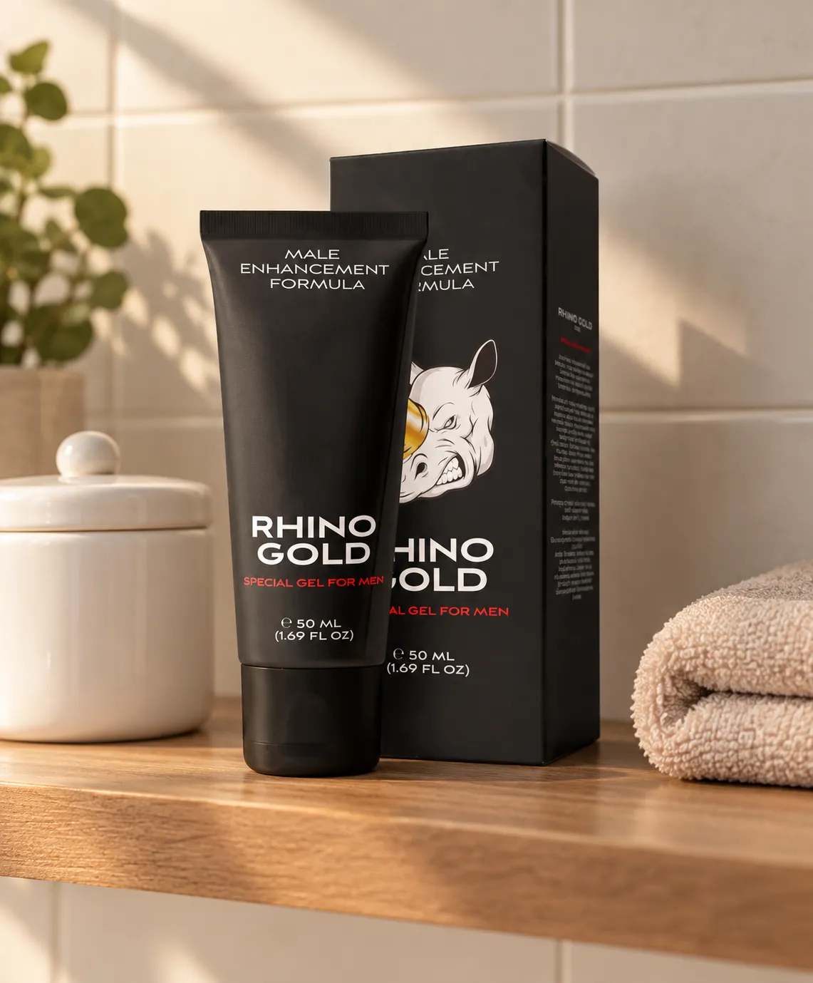 Rhino Gold Gel — le produit au quotidien