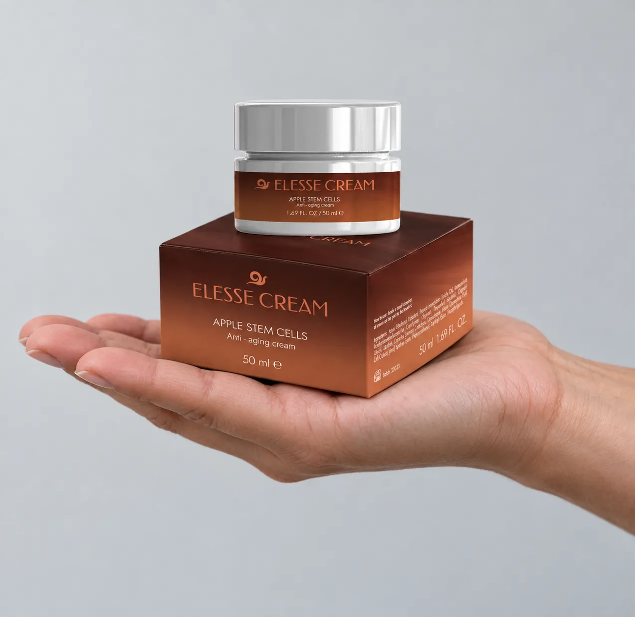 Elesse Cream — le produit en main