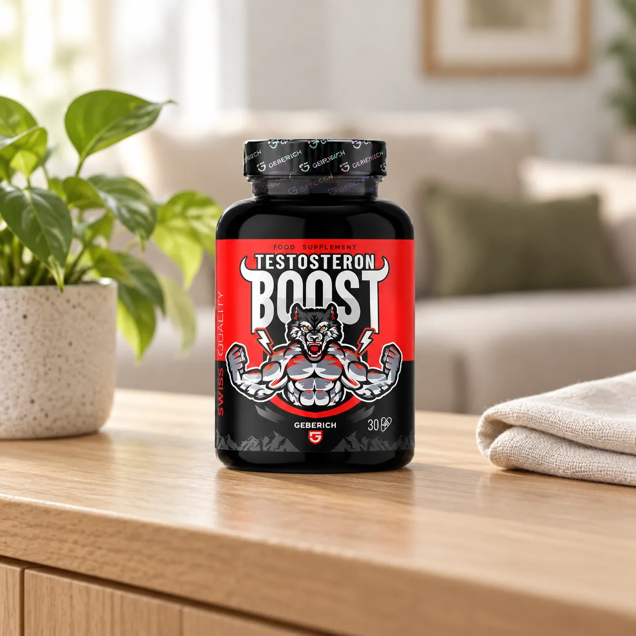 Testosteron Boost — le produit au quotidien