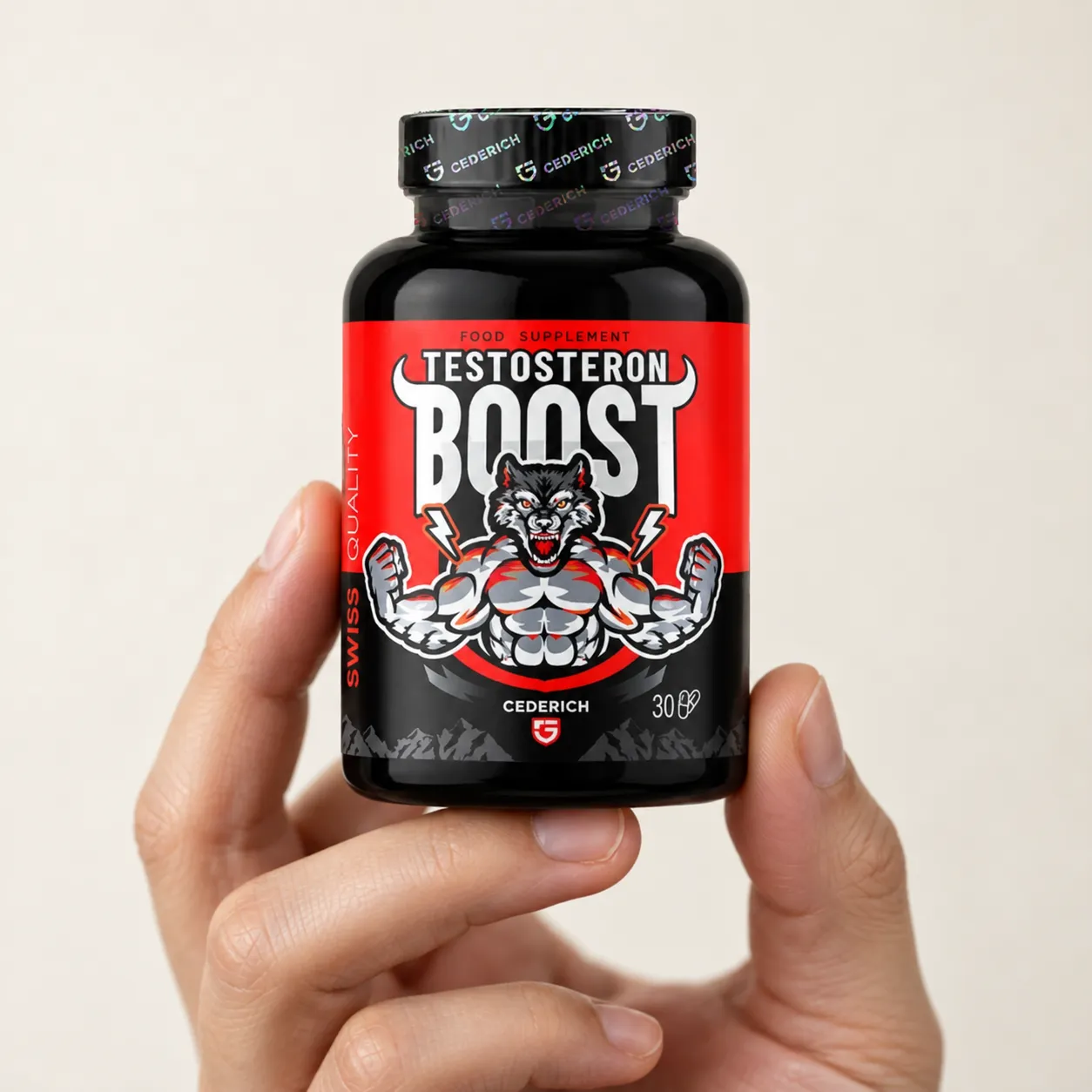 Testosteron Boost — le produit en main