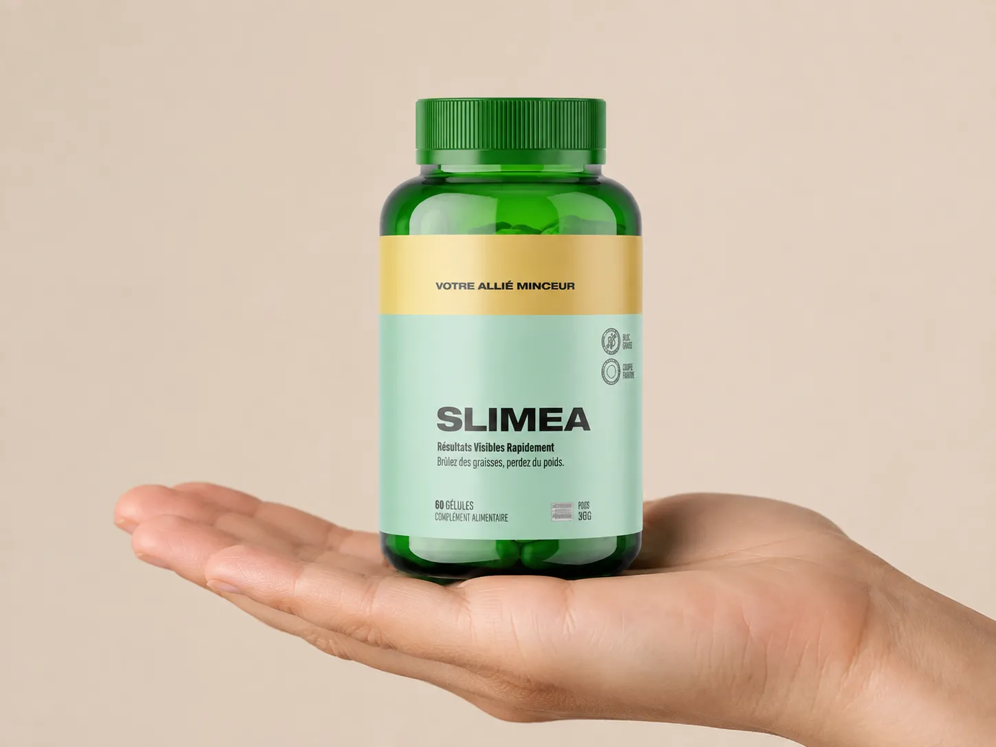 Slimea — le produit en main