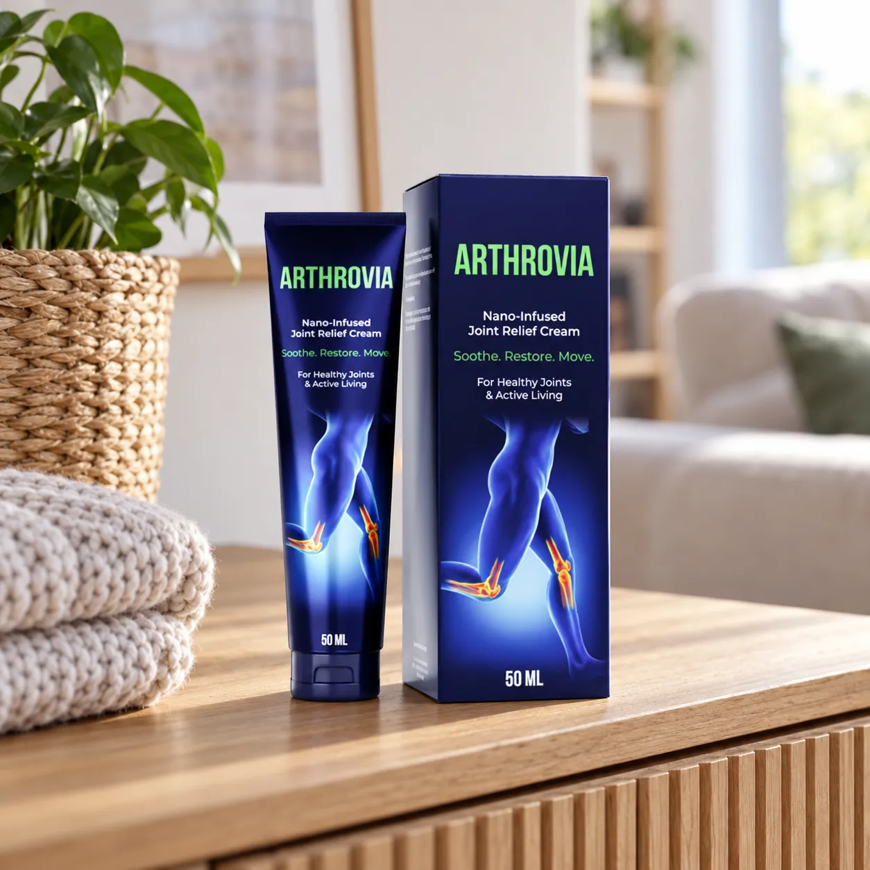 Arthrovia — le produit au quotidien