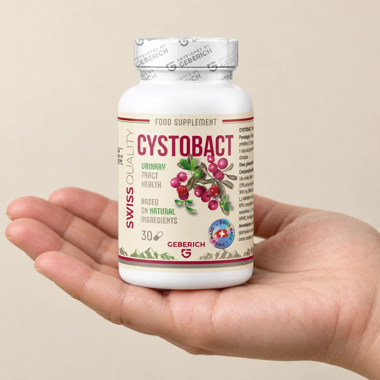 CYSTOBACT — le produit en main