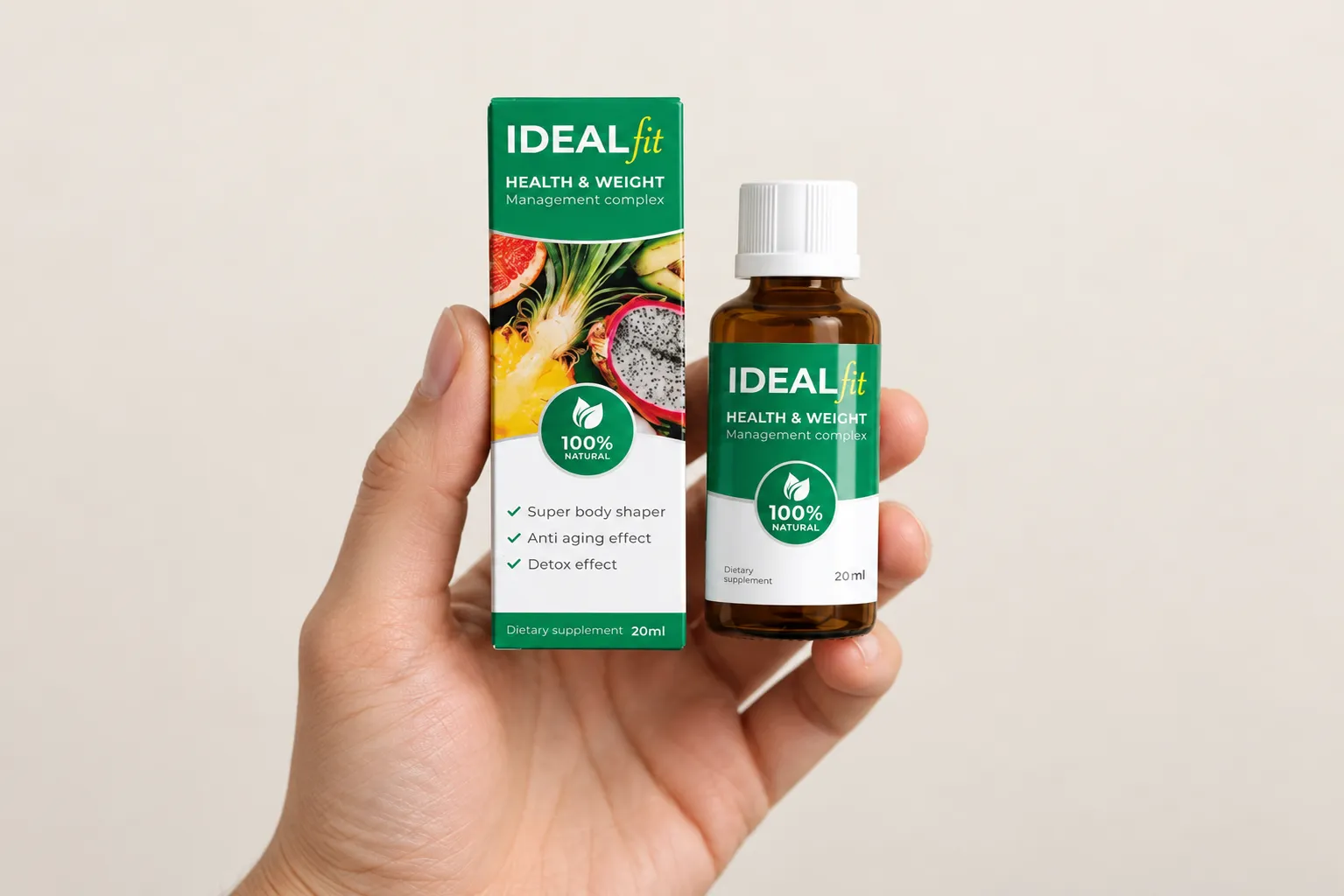 IdealFit — le produit en main