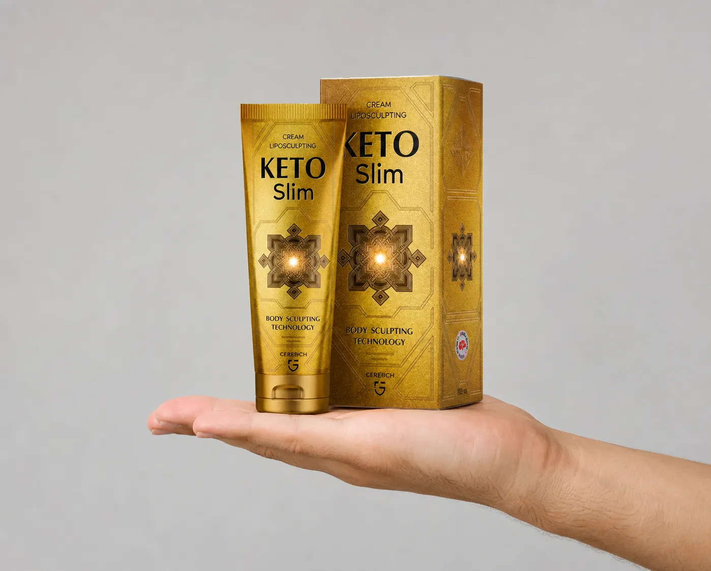 KetoSlim cream — le produit en main