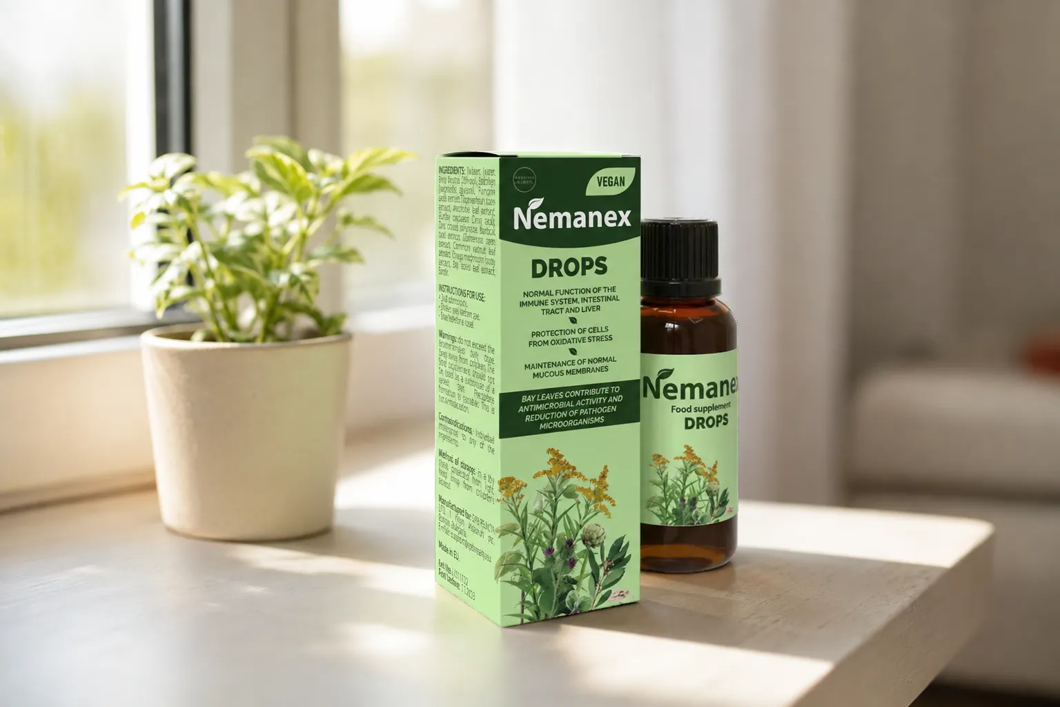 Nemanex — le produit au quotidien