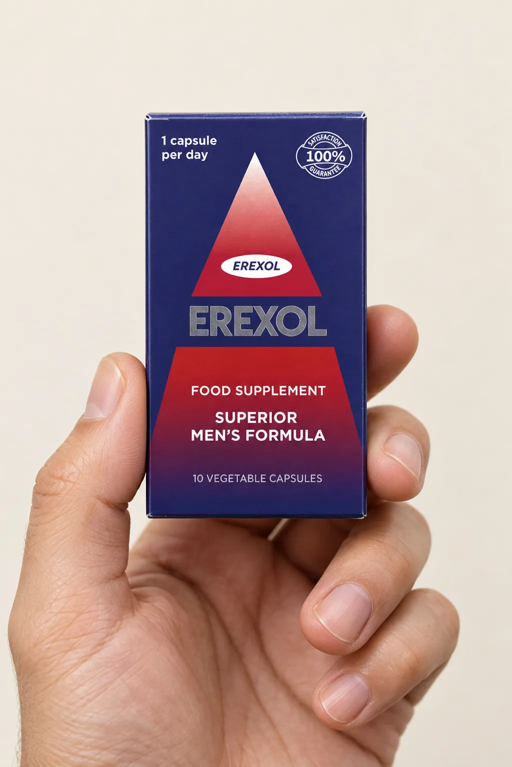 Erexol — le produit en main